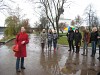 Unterwegs in Pskow mit Swetlana (ehemalige Schülerin des Pädagogischen Komplexes und Teilnehmerin am Schüleraustausch)
