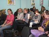 Offizielle Begrüßung durch die Schulleiterin des PPK L. Nikolajewna und der stellvertretenden Vorsitzenden der Duma der Stadt Pskow N. Sokolowa
